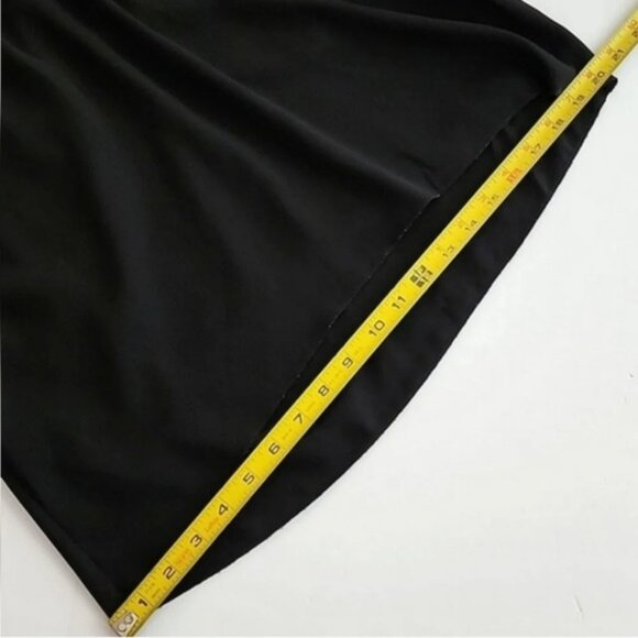 Wilfred Sabine Black Faux Wrap Sleeveless Mini Dress Pockets Size Small - Picture 13 of 13